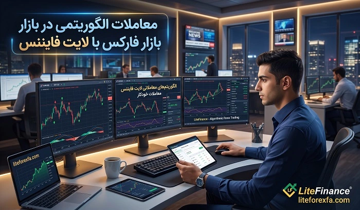 معاملات الگوریتمی در بازار فارکس با لایت فایننس