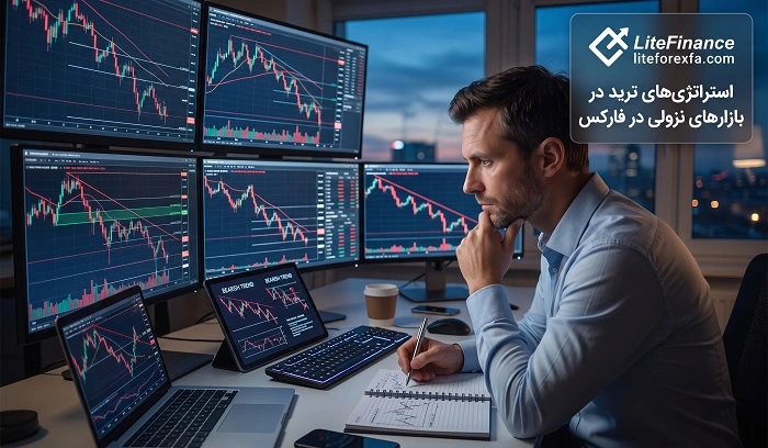  استراتژی‌ های ترید در بازارهای نزولی در فارکس