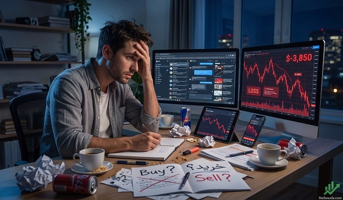 عدم برنامهریزی و پلن معاملاتی در مسیر فارکس