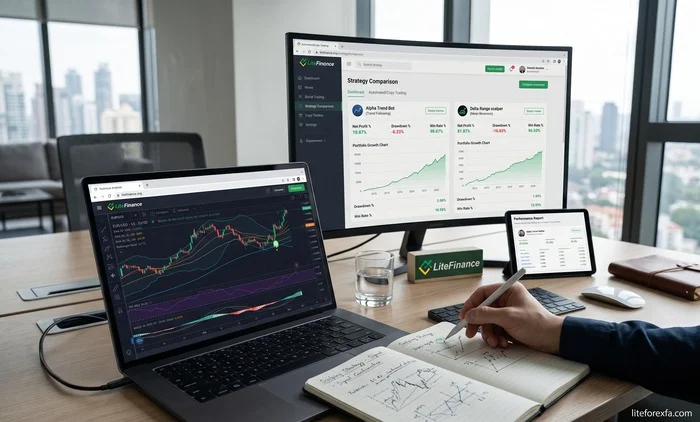 مقایسه استراتژیهای کوتاهمدت و بلندمدت در ترید با لایت فارکس