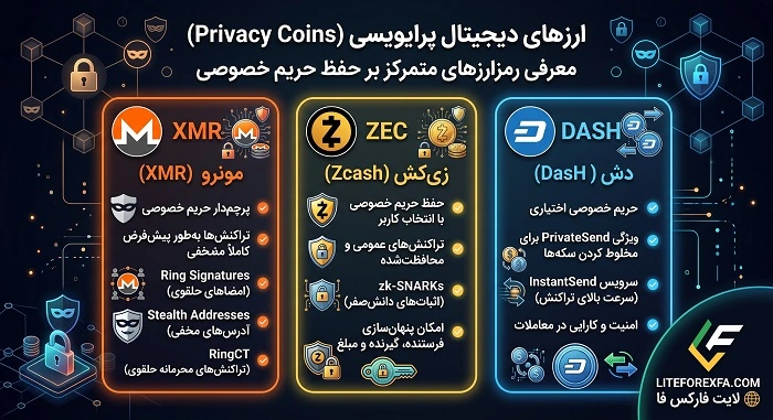 ارزهای پرایویسی کوین کداماند؟