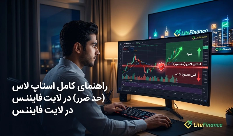 استاپ لاس در ترید با لایت فایننس